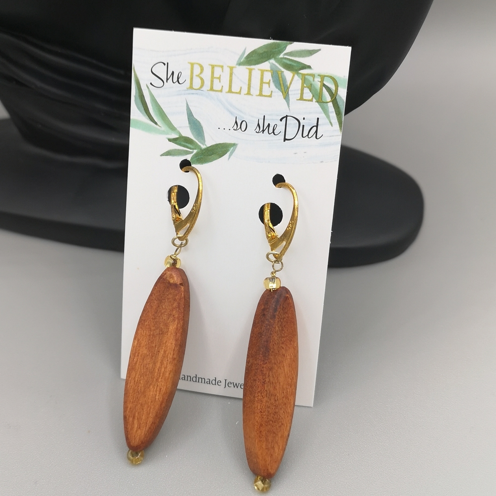 FREE ADD-ON Real Wooden Handmade Earrings